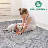 NAAR MARFI Collection Oriental Non-Shedding and Stain Resistant Area Rug
