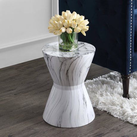 African-white-marble-finish-ceramic-garden-stool-Outdoor-Tables