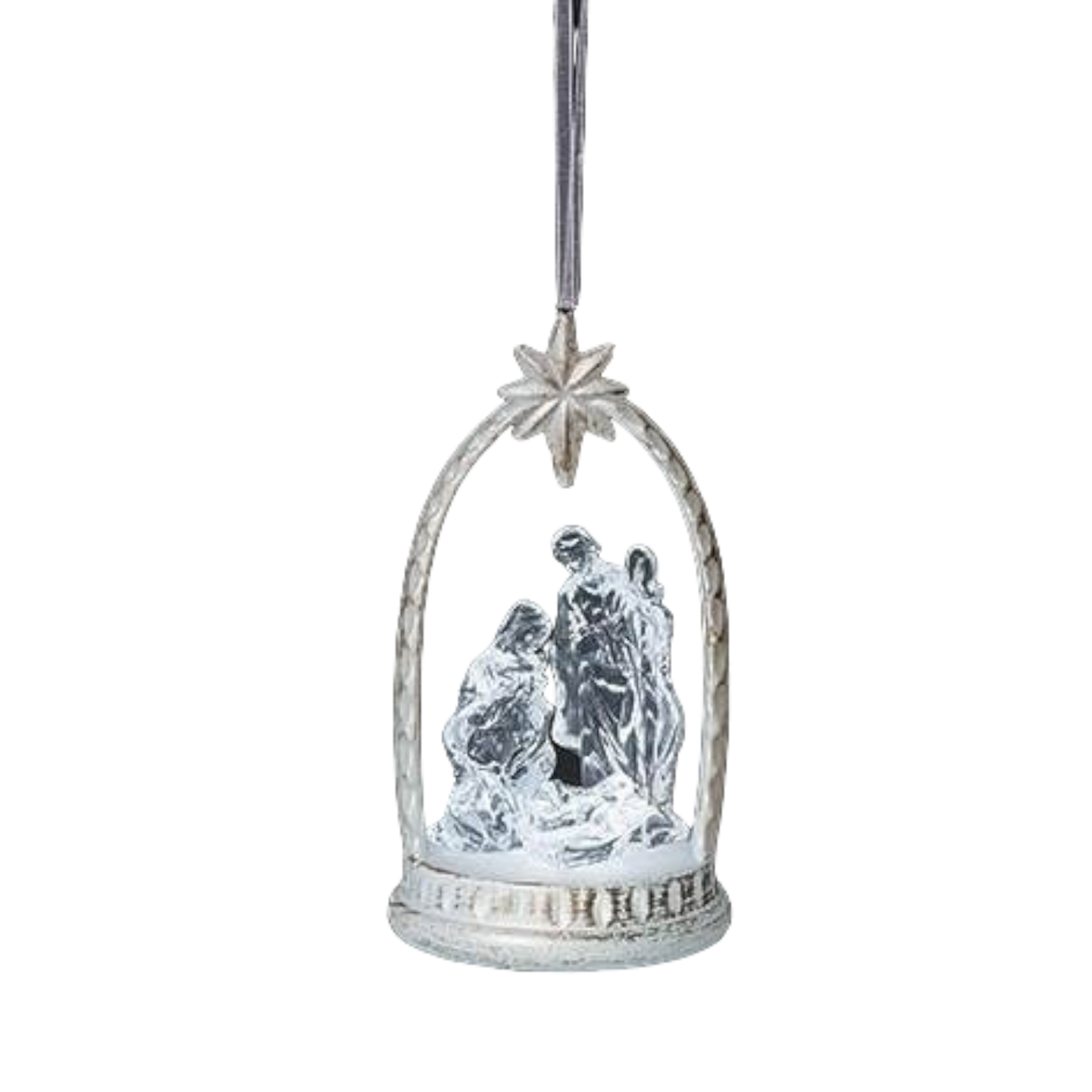Lighted Holy Family Ornament -