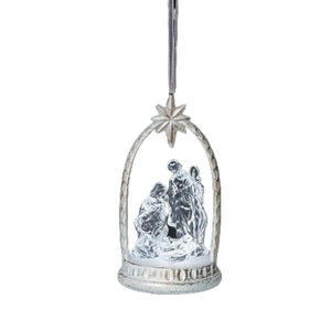 Lighted Holy Family Ornament -