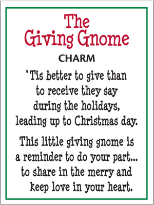 The Giving Gnome Charm