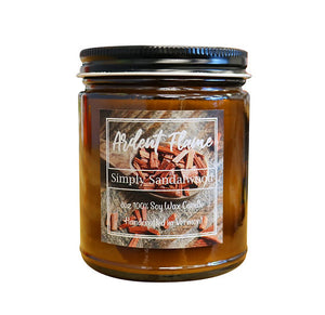 Simply Sandalwood Jar Candle