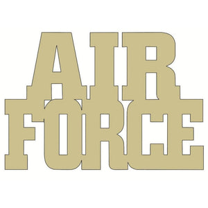 Air Force Wood Block Letters