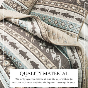 3-Piece Lodge Quilt - Yosemite Collection