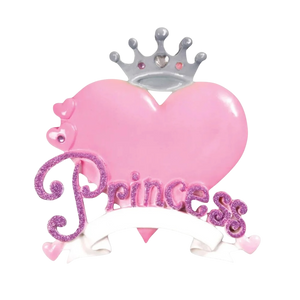 Princess Heart Ornament
