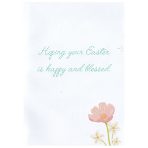 Floral Cross Easter Card
