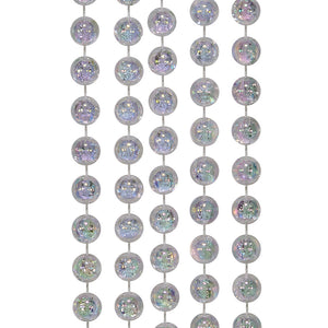 Clear Iridescent Bead Garland - 15 Feet