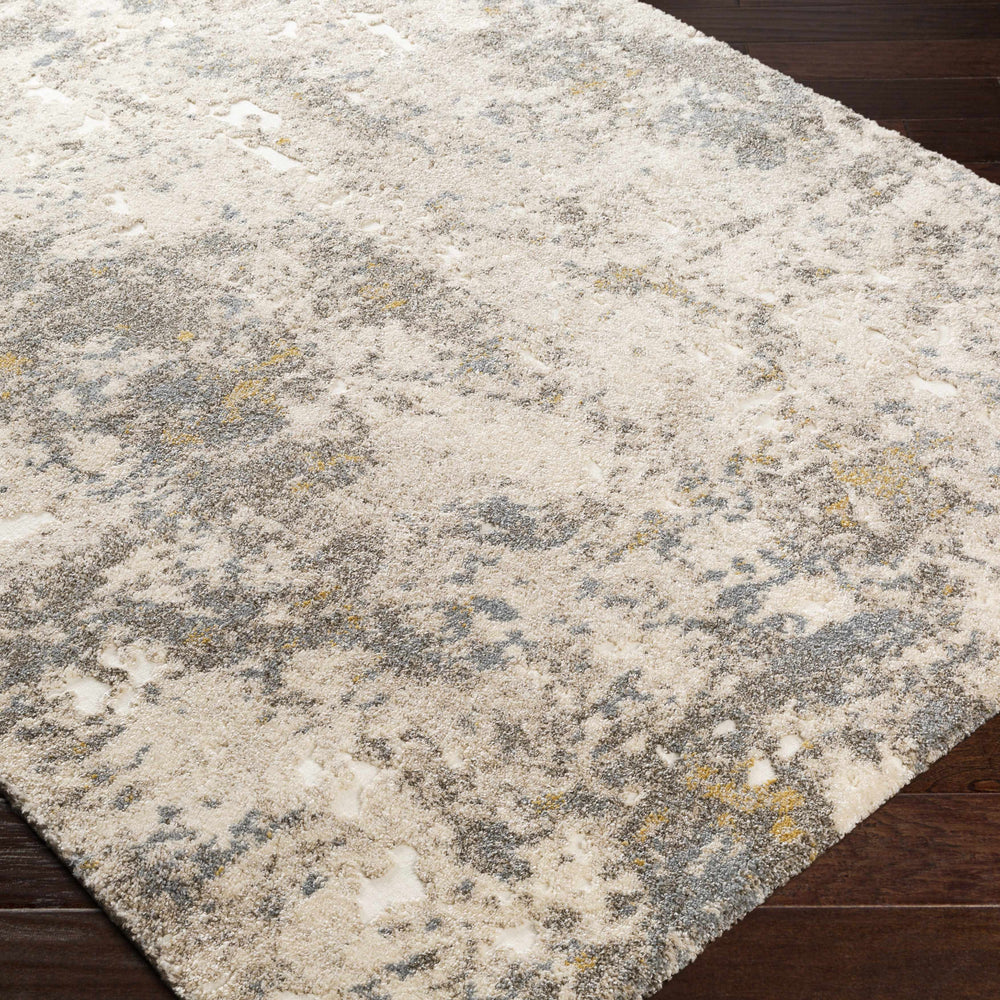 Alabaster Abstract Thick Luxe Rug