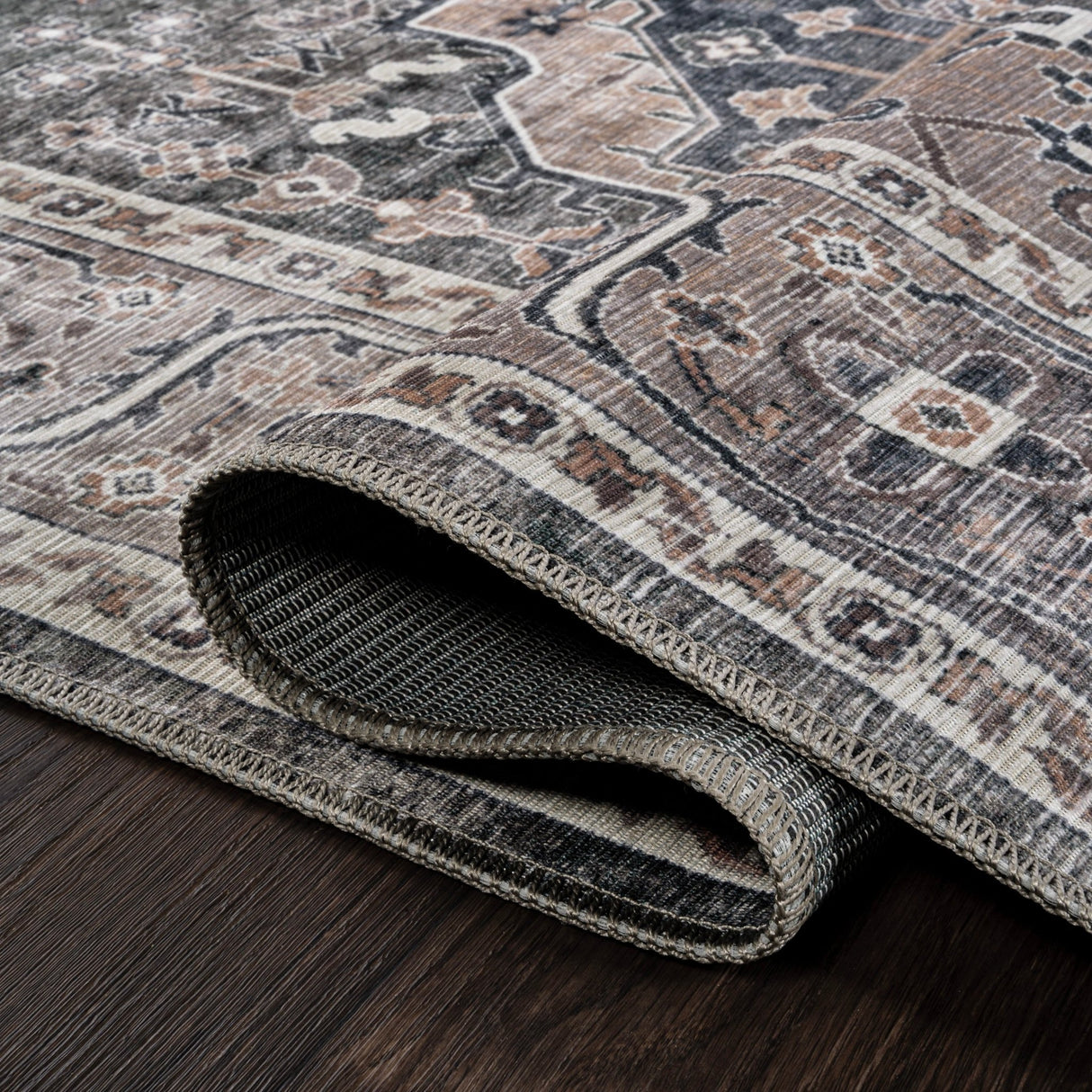 Alacati Ogee Medallion Machine - Washable Area Rug - Tuesday Morning - Area Rugs