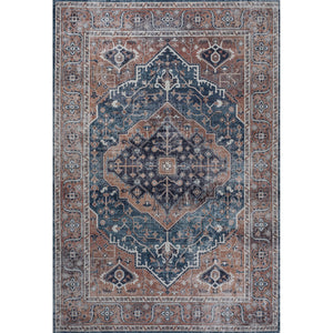 Alacati Ogee Medallion Machine - Washable Area Rug - Tuesday Morning - Area Rugs