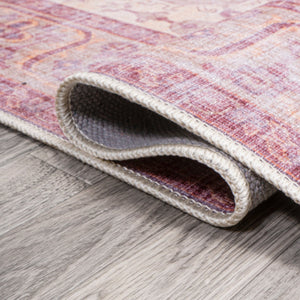 Alacati Ogee Medallion Machine - Washable Area Rug - Tuesday Morning - Area Rugs