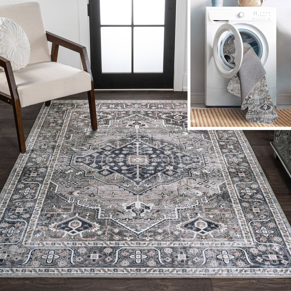 Alacati-Ogee-Medallion-Machine-Washable-Area-Rug-Area-Rugs