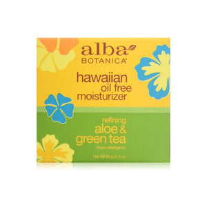 Alba Botanica Hawaiian Oil Free Moisturizer Aloe & Green Tea 3oz - New