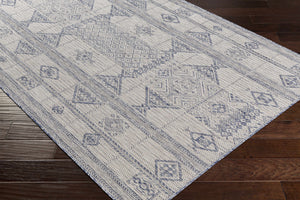 Malamig Gray & Blue Area Rug - Clearance