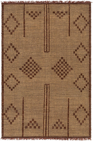 Almis Jute & Leather Rug - Clearance
