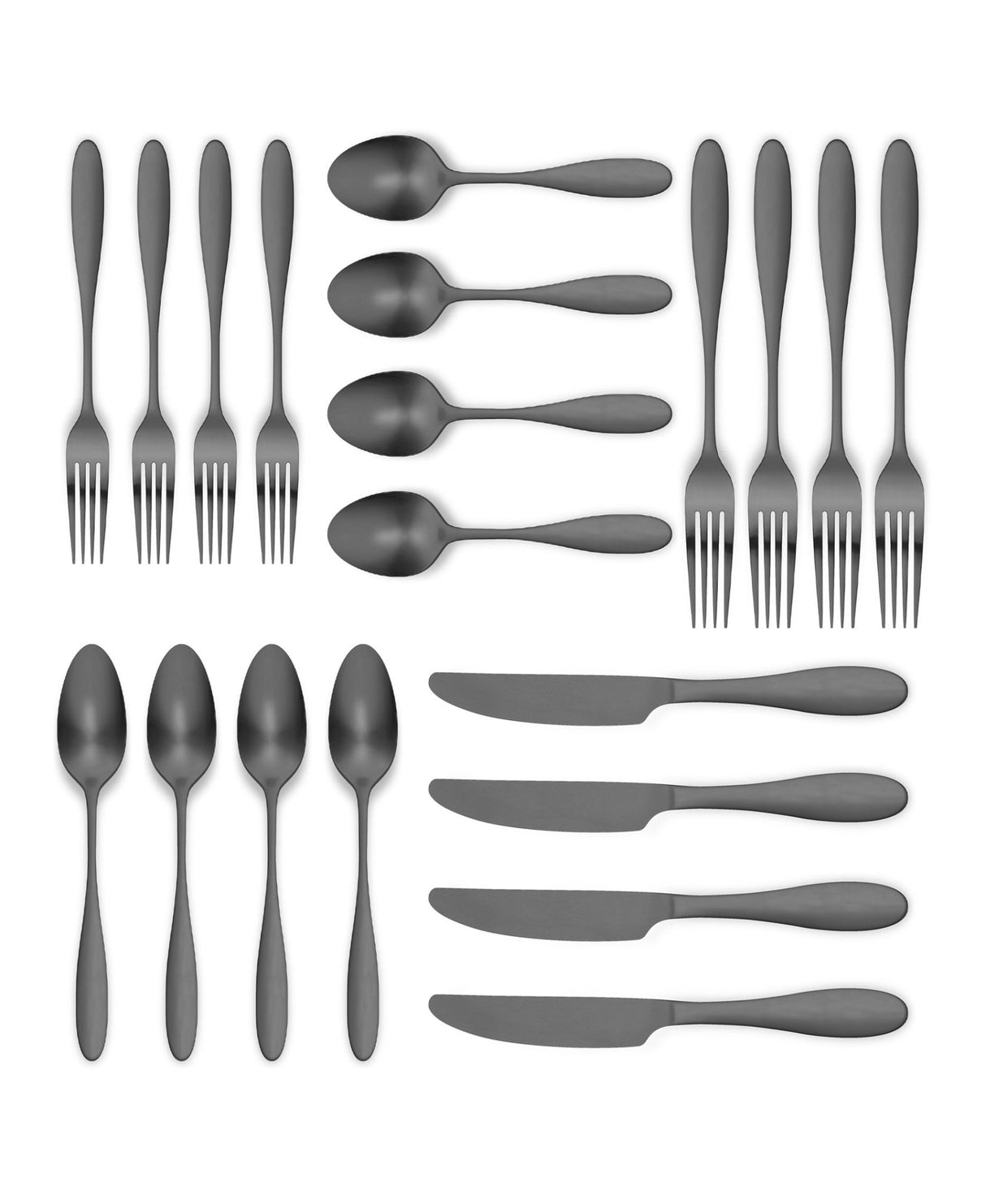 Amadea 20 Pc Flatware Set - Available 3 Finishes - Tuesday Morning - Flatware