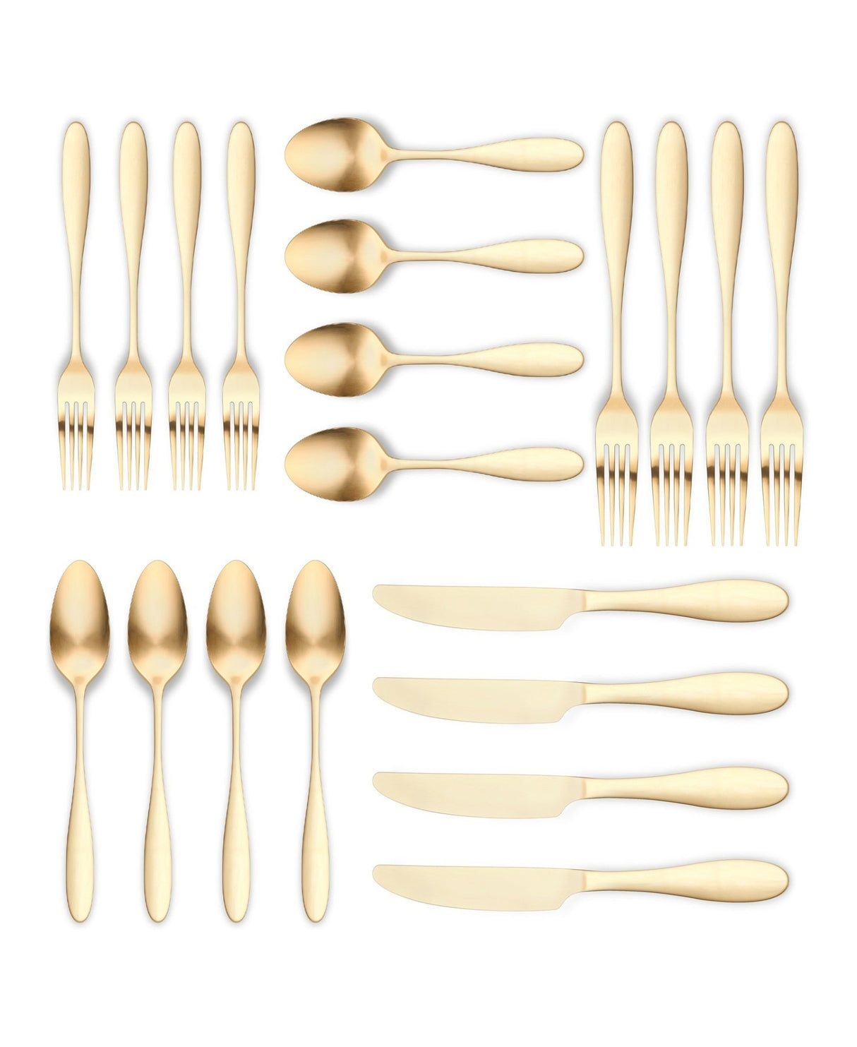 Amadea 20 Pc Flatware Set - Available 3 Finishes - Tuesday Morning - Flatware
