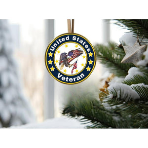 American Eagle Veteran Round Sign