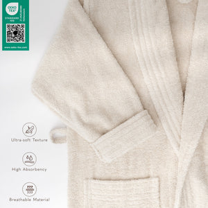 American Soft Linen Luxury Men’s 100% Cotton Turkish Bathrobe – Quick Dry, Soft, Absorbent & Lightweight