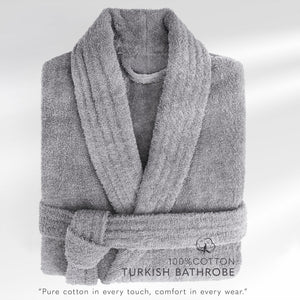 American Soft Linen Luxury Men’s 100% Cotton Turkish Bathrobe – Quick Dry, Soft, Absorbent & Lightweight
