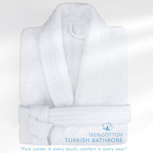 American Soft Linen Luxury Men’s 100% Cotton Turkish Bathrobe – Quick Dry, Soft, Absorbent & Lightweight