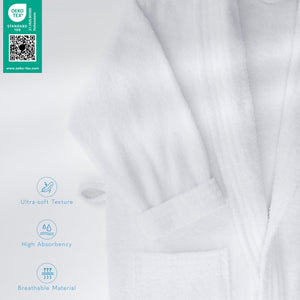 American Soft Linen Luxury Men’s 100% Cotton Turkish Bathrobe – Quick Dry, Soft, Absorbent & Lightweight
