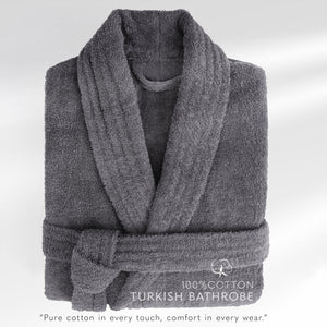 American Soft Linen Luxury Men’s 100% Cotton Turkish Bathrobe – Quick Dry, Soft, Absorbent & Lightweight