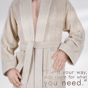 American Soft Linen Luxury Men’s 100% Cotton Turkish Bathrobe – Quick Dry, Soft, Absorbent & Lightweight