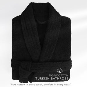 American Soft Linen Luxury Men’s 100% Cotton Turkish Bathrobe – Quick Dry, Soft, Absorbent & Lightweight