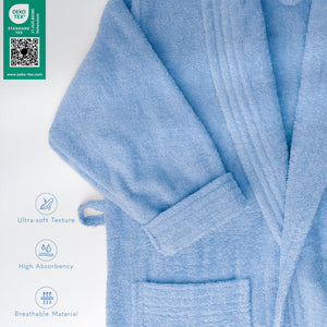 American Soft Linen Luxury Men’s 100% Cotton Turkish Bathrobe – Quick Dry, Soft, Absorbent & Lightweight