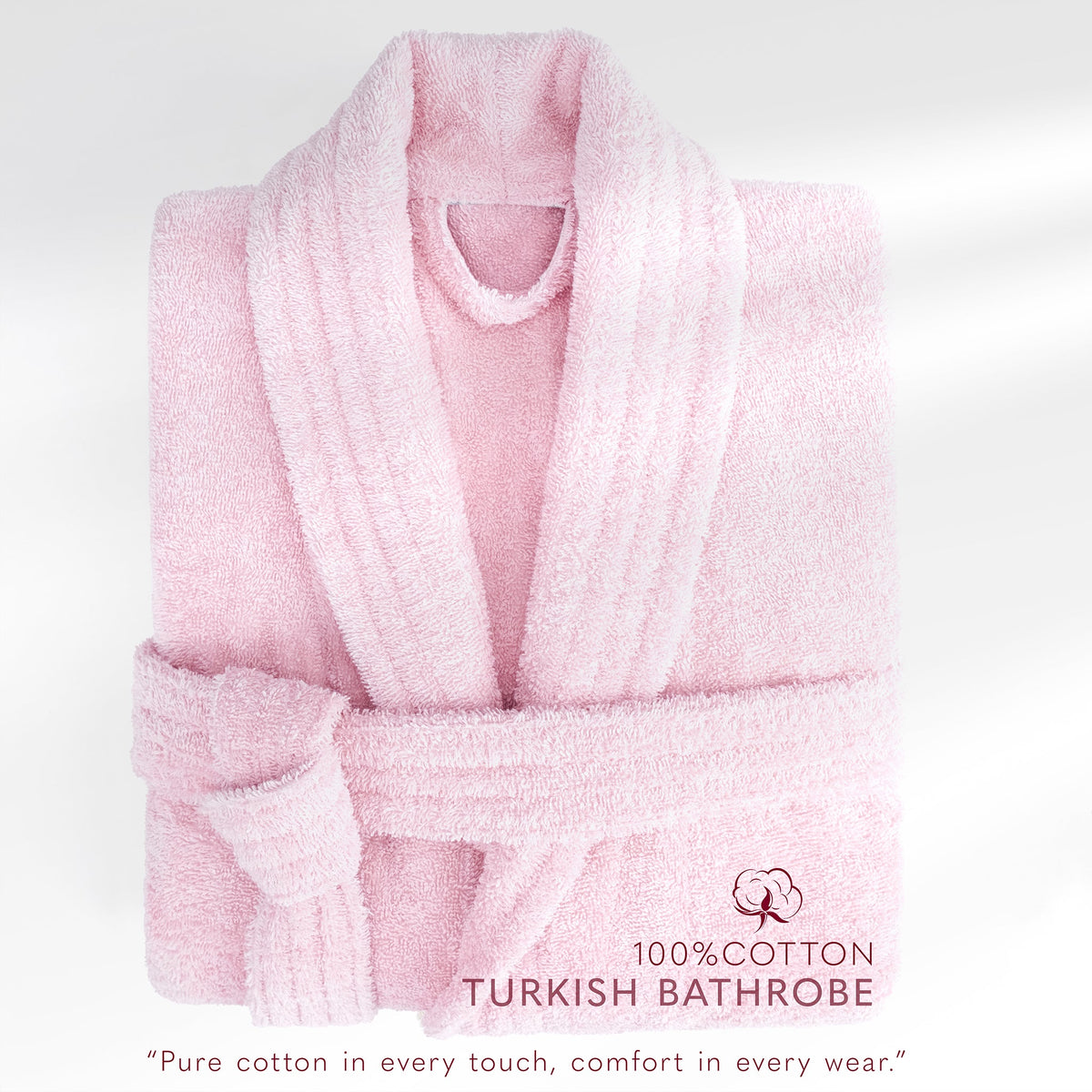 American Soft Linen Luxury Women’s 100% Cotton Turkish Bathrobe – Quick Dry, Soft, Absorbent & Lightweight