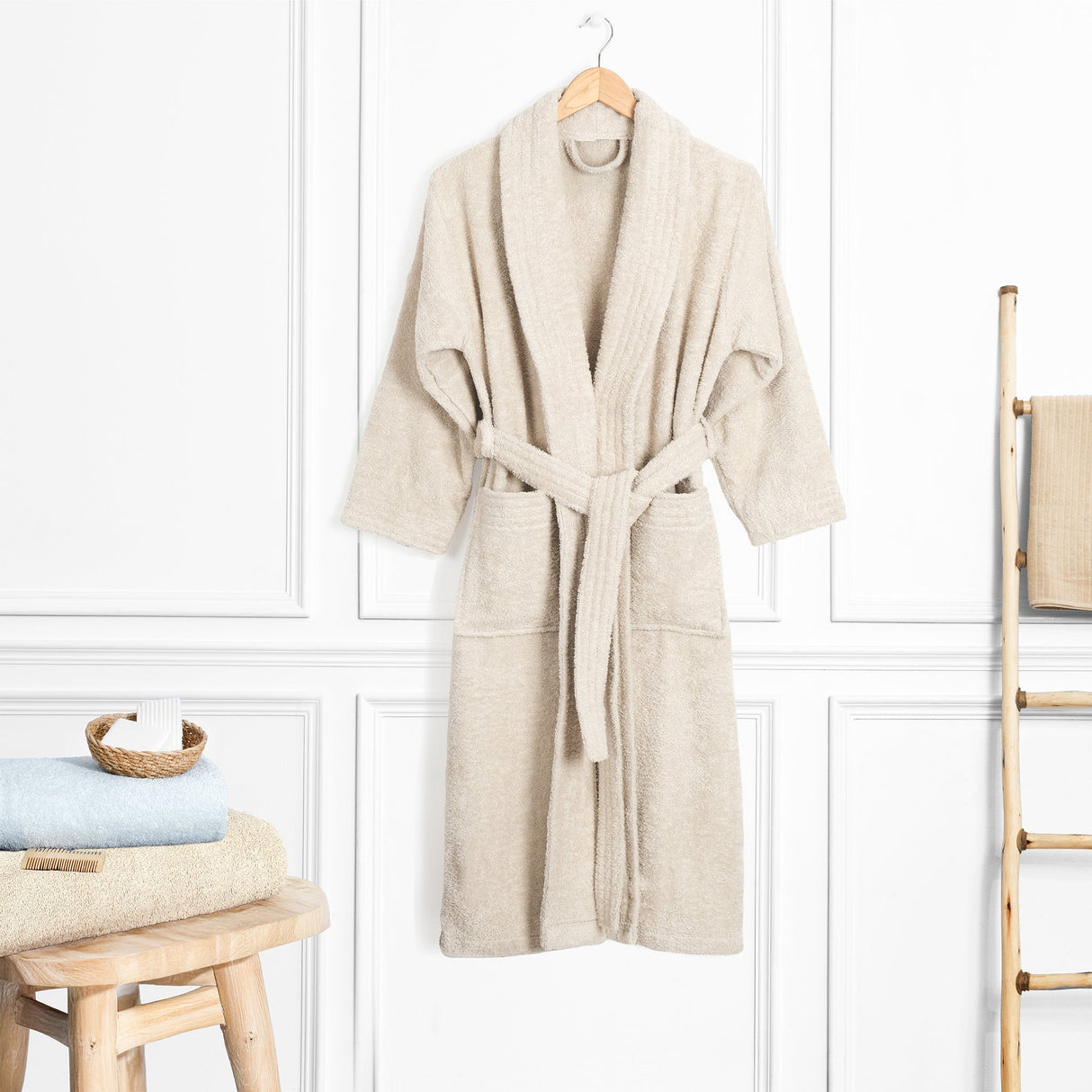 American Soft Linen Luxury Women’s 100% Cotton Turkish Bathrobe – Quick Dry, Soft, Absorbent & Lightweight