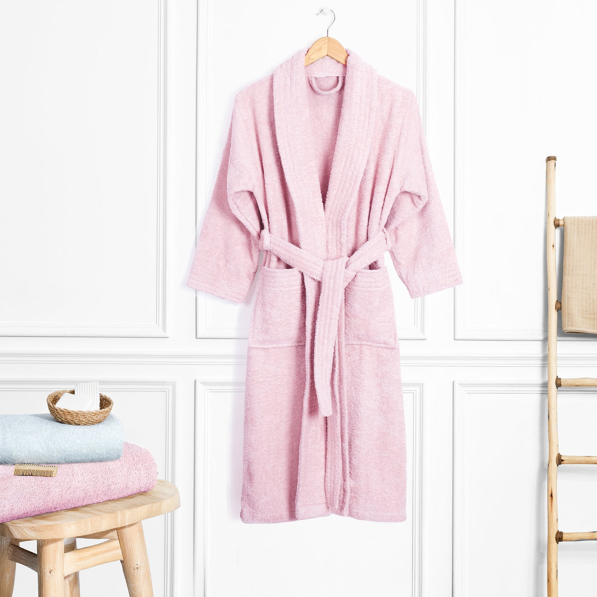 American Soft Linen Luxury Women’s 100% Cotton Turkish Bathrobe – Quick Dry, Soft, Absorbent & Lightweight