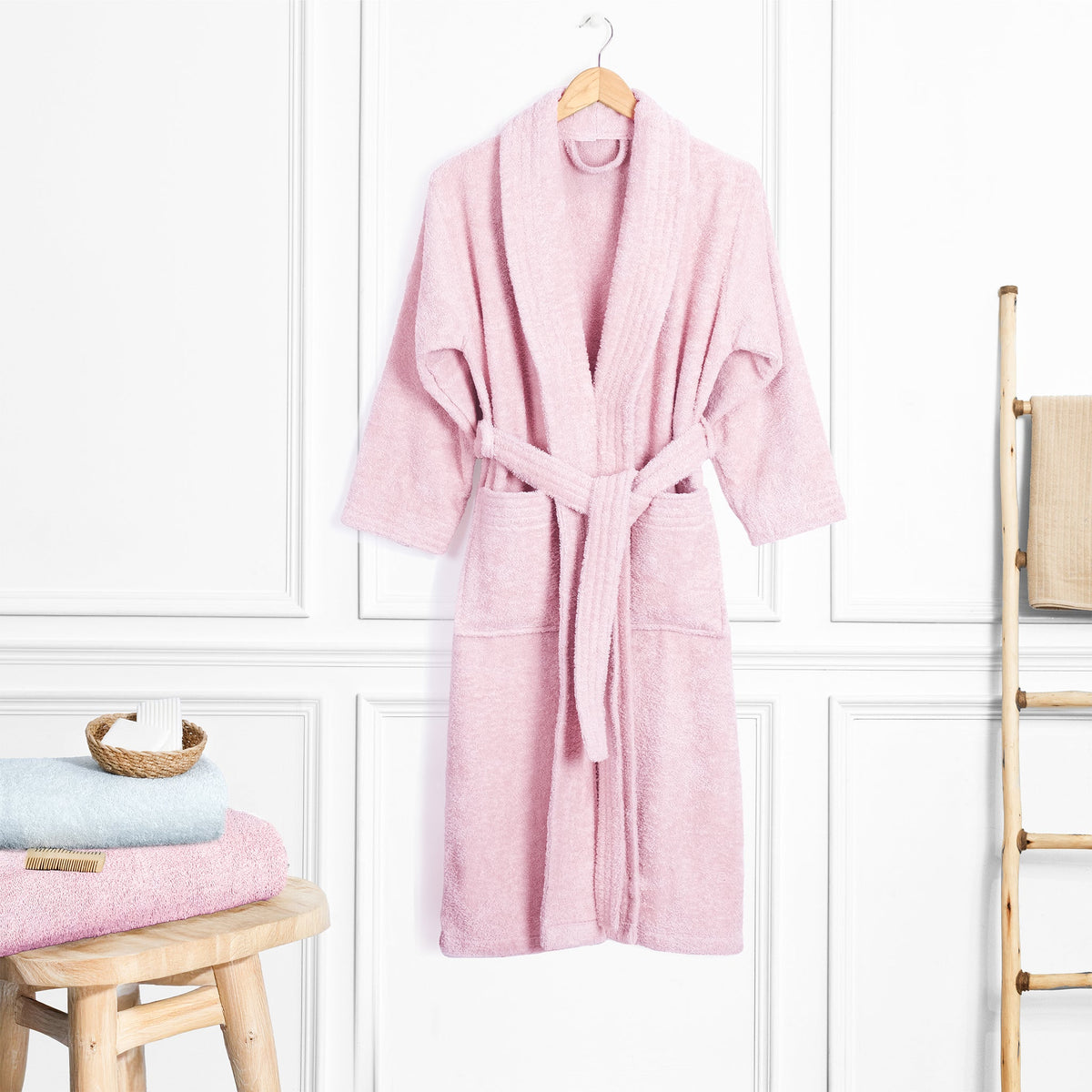 American Soft Linen Luxury Women’s 100% Cotton Turkish Bathrobe – Quick Dry, Soft, Absorbent & Lightweight