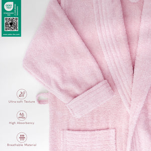 American Soft Linen Luxury Women’s 100% Cotton Turkish Bathrobe – Quick Dry, Soft, Absorbent & Lightweight