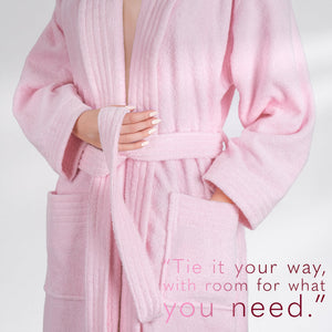 American Soft Linen Luxury Women’s 100% Cotton Turkish Bathrobe – Quick Dry, Soft, Absorbent & Lightweight