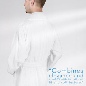 American Soft Linen Luxury Men’s Robe – 100% Cotton, Quick Dry, Turkish Bathrobe for Wholesale