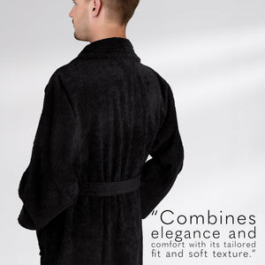 American Soft Linen Luxury Men’s Robe – 100% Cotton, Quick Dry, Turkish Bathrobe for Wholesale