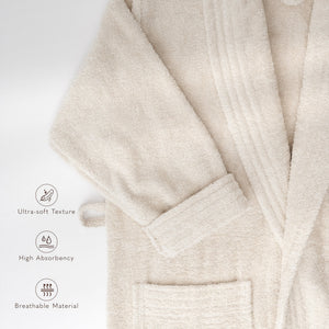 American Soft Linen Luxury Men’s Robe – 100% Cotton, Quick Dry, Turkish Bathrobe for Wholesale