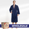 American Soft Linen Luxury Men’s Robe – 100% Cotton, Quick Dry, Turkish Bathrobe for Wholesale