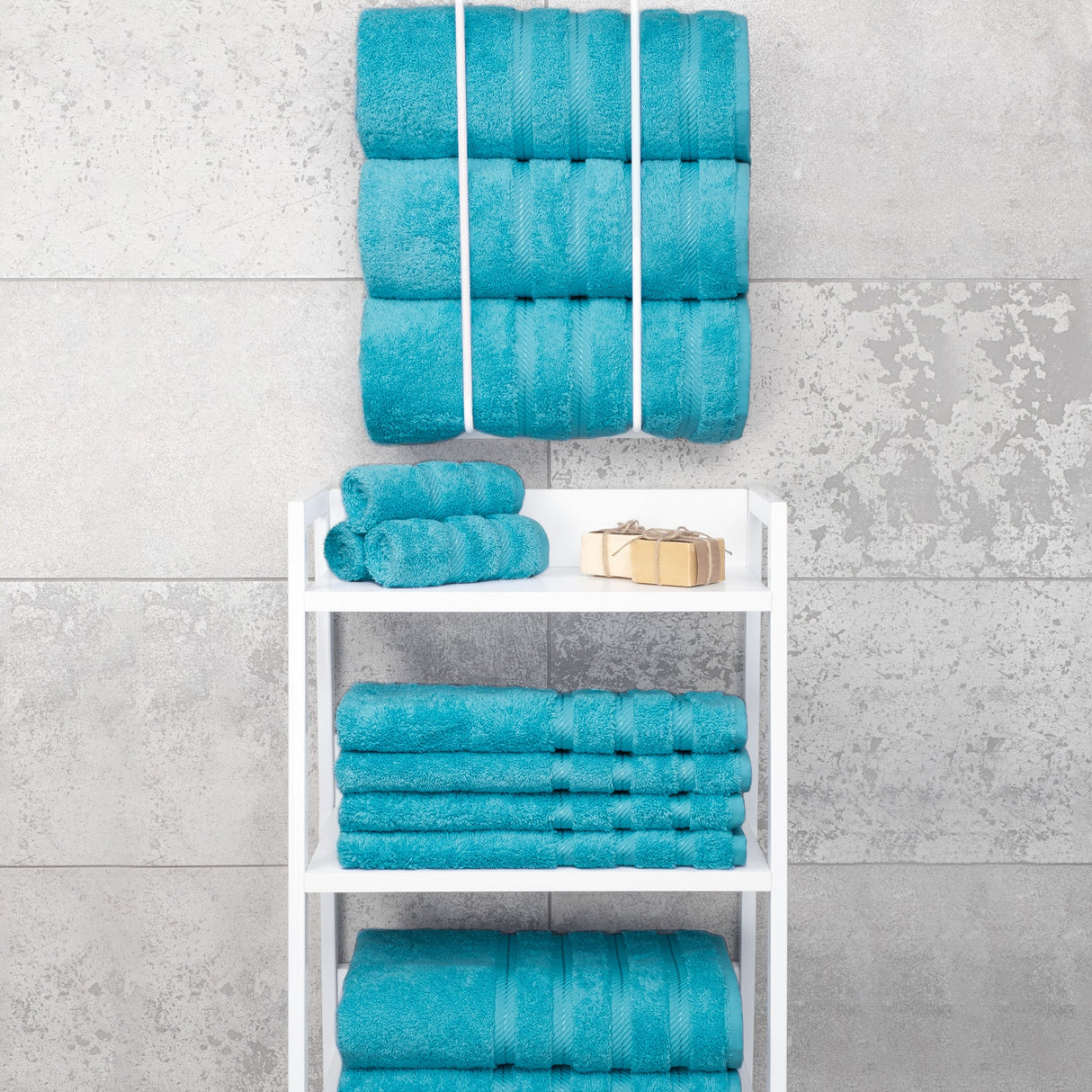 American Soft Linen 100% Cotton Turkish Towels for Bathroom, 4 Pack Bath Towel Set,  Super Soft, Extra Large Bath Towels