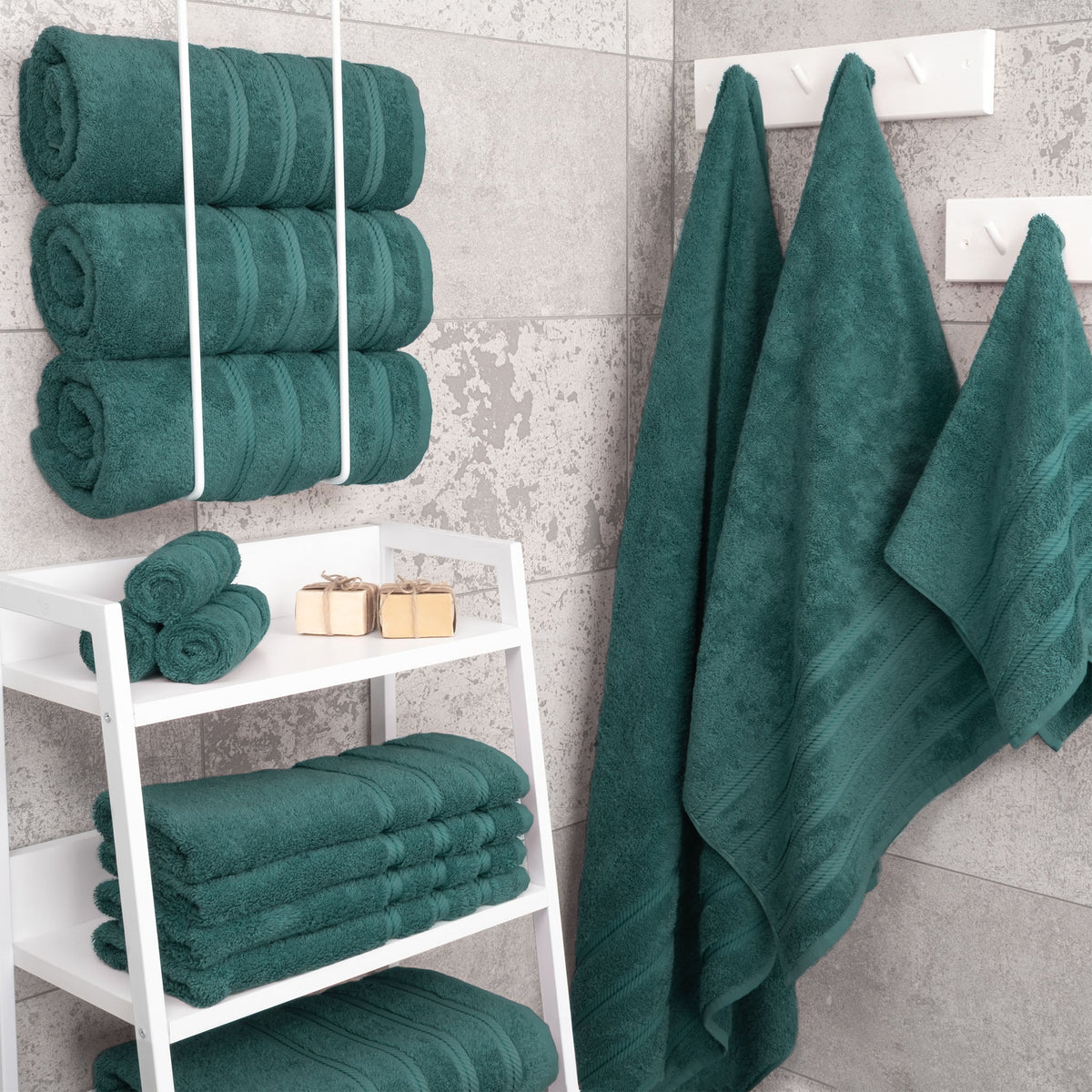 American Soft Linen 100% Cotton Turkish Towels for Bathroom, 4 Pack Bath Towel Set,  Super Soft, Extra Large Bath Towels
