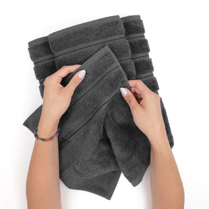 American Soft Linen 100% Cotton Turkish Towels for Bathroom, 4 Pack Bath Towel Set,  Super Soft, Extra Large Bath Towels