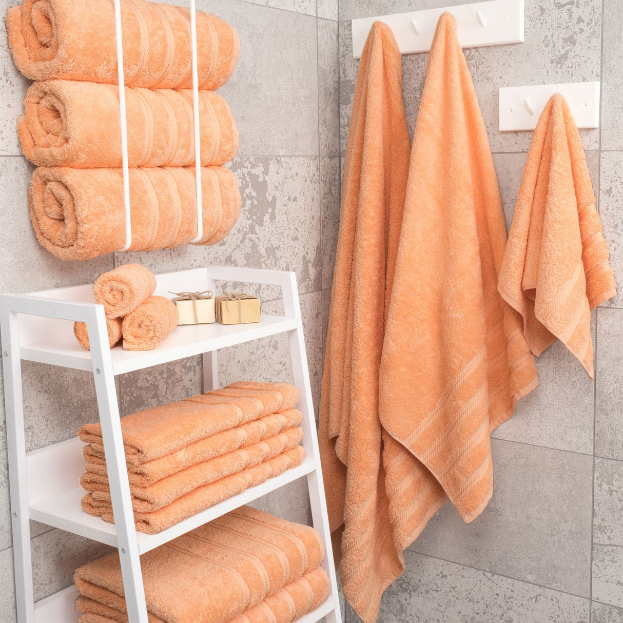 American Soft Linen 100% Cotton Turkish Towels for Bathroom, 4 Pack Bath Towel Set,  Super Soft, Extra Large Bath Towels