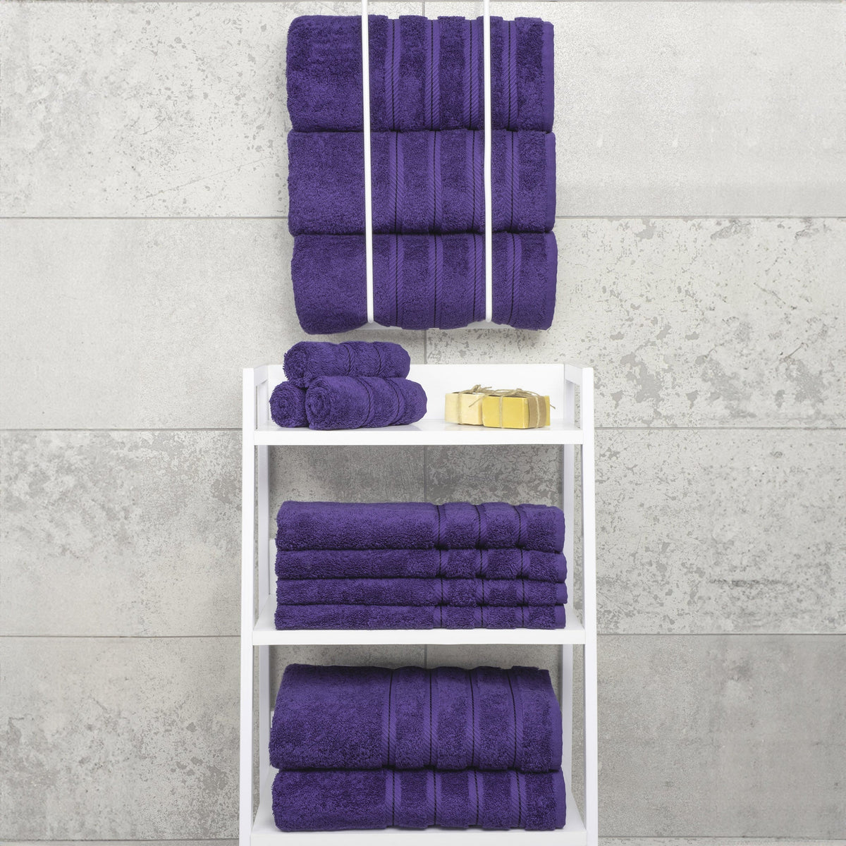American Soft Linen 100% Cotton Turkish Towels for Bathroom, 4 Pack Bath Towel Set,  Super Soft, Extra Large Bath Towels