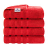 American Soft Linen 100% Cotton Turkish Towels for Bathroom, 4 Pack Bath Towel Set,  Super Soft, Extra Large Bath Towels