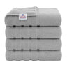 American Soft Linen 100% Cotton Turkish Towels for Bathroom, 4 Pack Bath Towel Set,  Super Soft, Extra Large Bath Towels