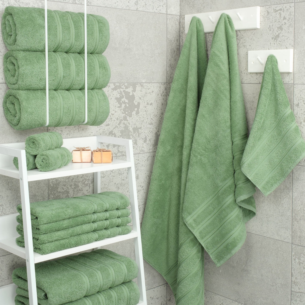 American Soft Linen 100% Cotton Turkish Towels for Bathroom, 4 Pack Bath Towel Set,  Super Soft, Extra Large Bath Towels