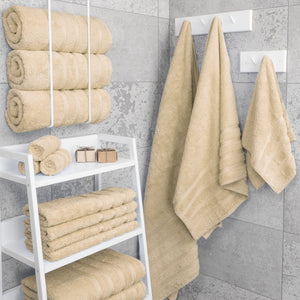 American Soft Linen 100% Cotton Turkish Towels for Bathroom, 4 Pack Bath Towel Set,  Super Soft, Extra Large Bath Towels