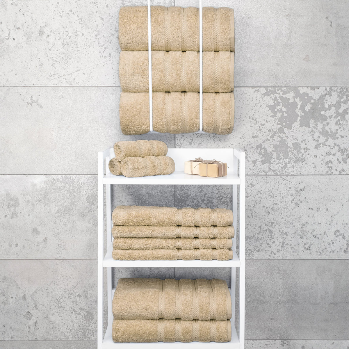 American Soft Linen 100% Cotton Turkish Towels for Bathroom, 4 Pack Bath Towel Set,  Super Soft, Extra Large Bath Towels